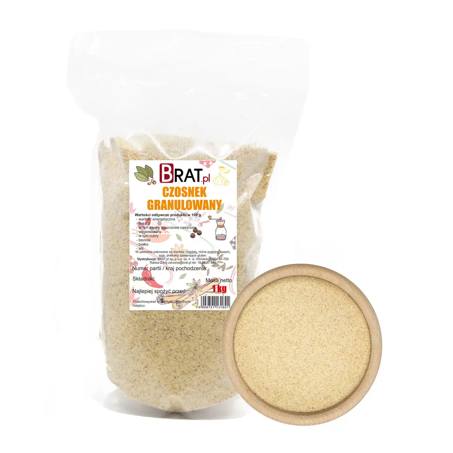 Czosnek granulowany 1kg