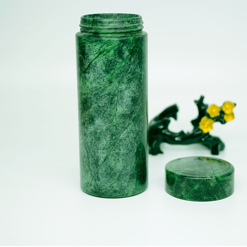 Yao Wangshi tibetan jadeカップ、天然ティーカップ、カンフーティーセット、中国のコートスタイル