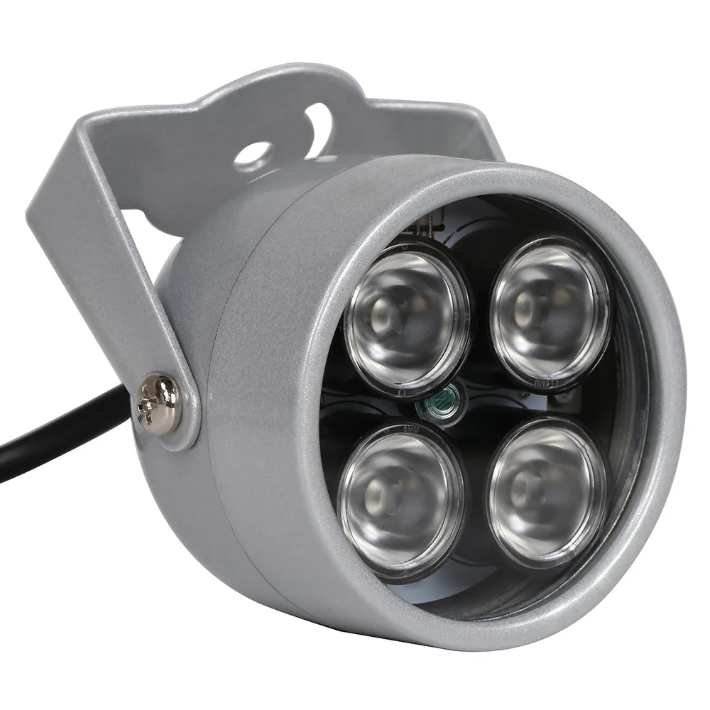 CCTV LEDS 4 array IR led illuminator Light CCTV IR Infrared wodoodporny Night Vision For Security Camera use 12V 2A EU power