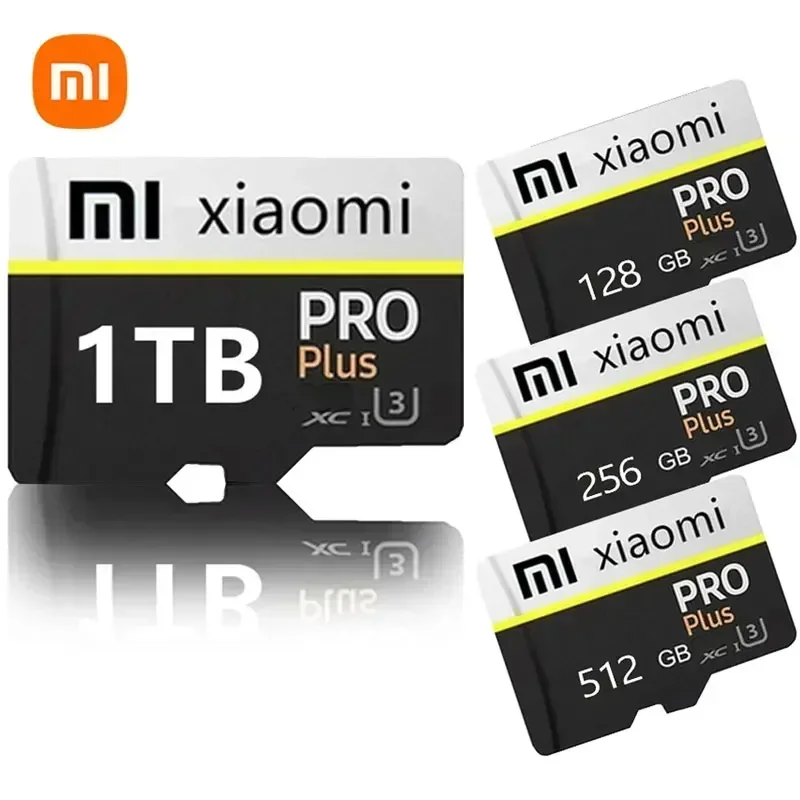 Xiaomi Micro TF SD-карта 256 ГБ 512 ГБ 1 ТБ 2 ТБ Карта памяти Class10 TF-карта 512 ГБ TF Minisd Флэш-память USB-накопитель Бесплатный адаптер