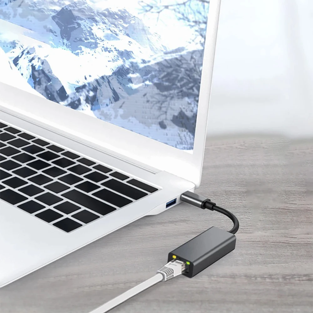 Проводная сетевая карта 1000 Мбит/с USB Ethernet-адаптер USB 3.0 к RJ45 Тип C к RJ45 LAN-адаптер Кабель для MacBook PC Windows