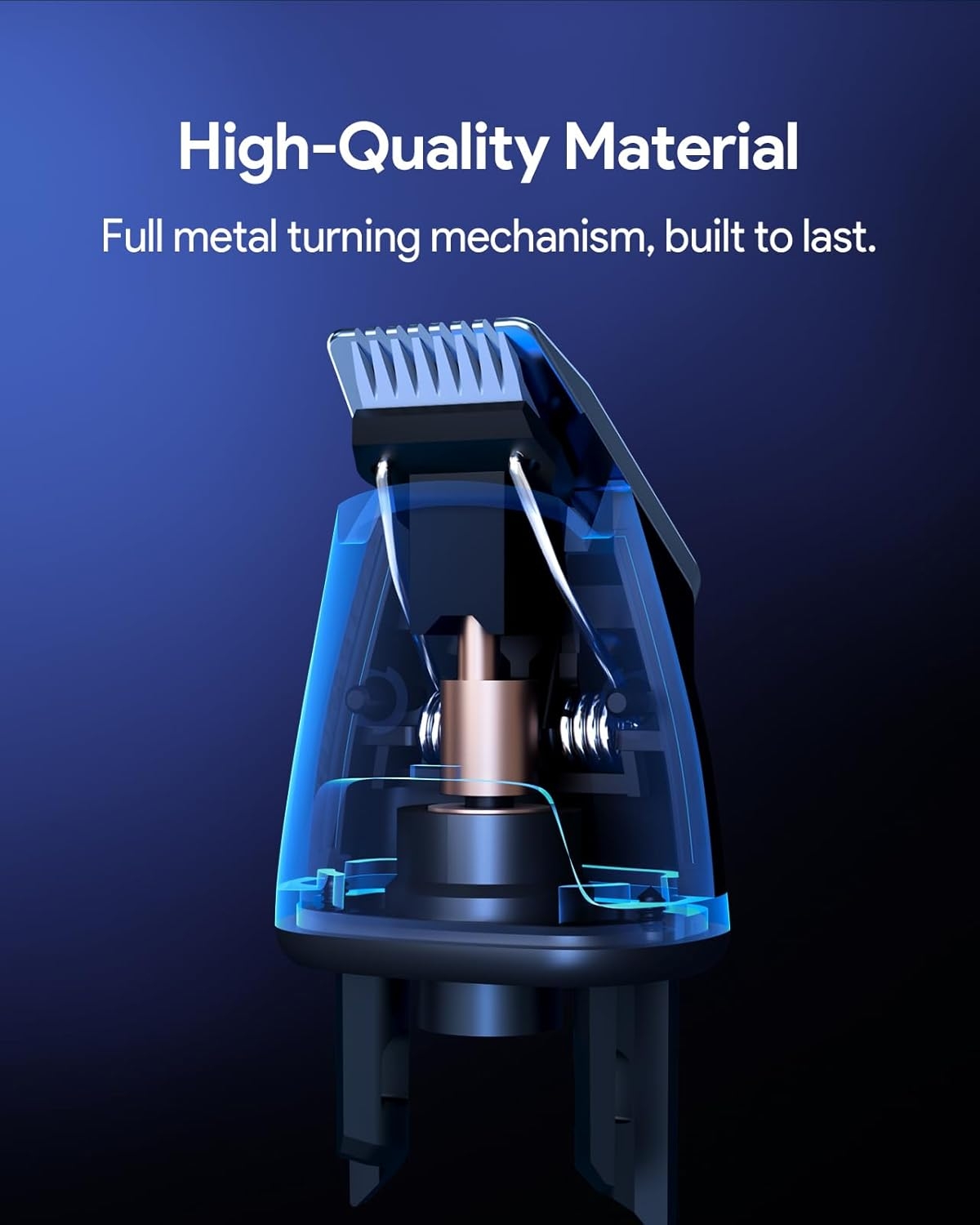 Replacement Blades compatible for OneBlade QP2620/QP2630 - Self-Sharpening Ceramic & Rounded Safety Edges Precision Trimmer