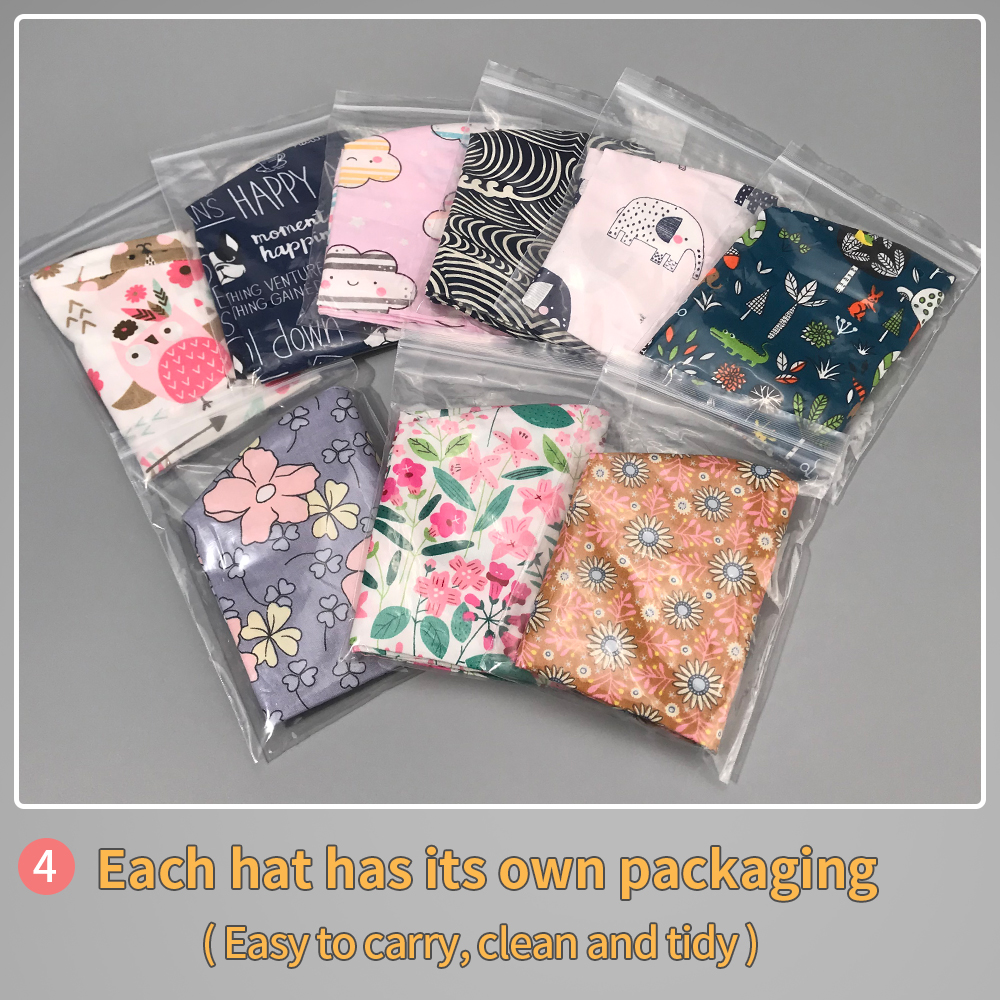 Gorro quirúrgico transpirable con estampado Floral de dibujos animados para hombre y mujer, gorro ajustable de algodón para enfermeras y dentistas