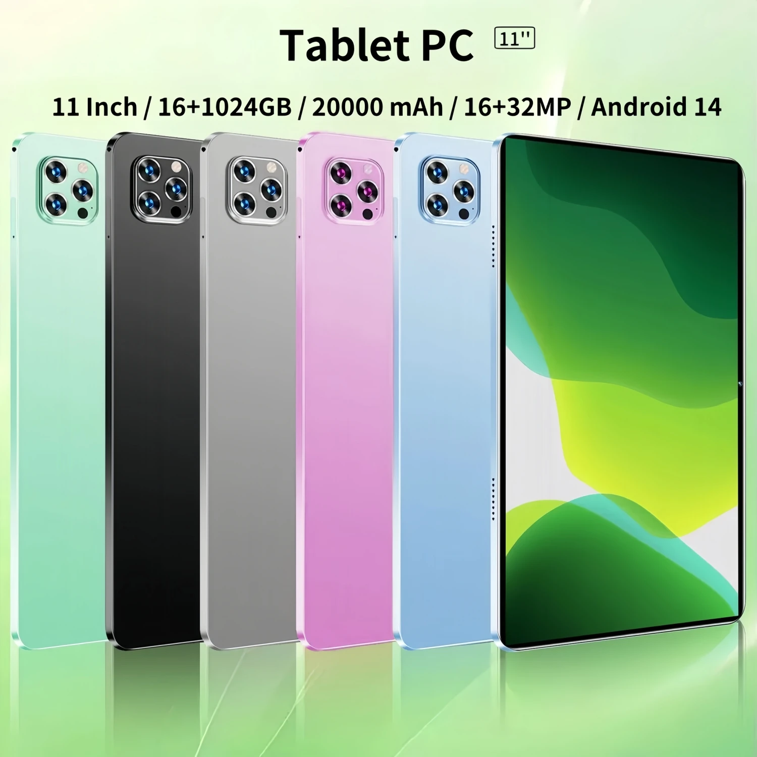 Tablet PC Original Pad 7S Pro, Snapdragon 888, Android 14, 16GB + 1TB, 11 Polegada HD, 20000mAh, 5G, Dual SIM, Chamada Telefônica, WiFi, Novo, 2020