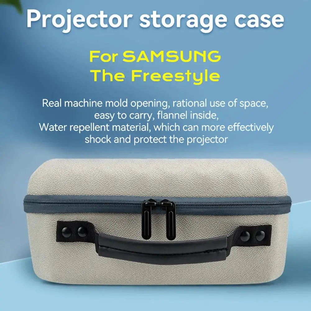Hard EVA Carrying Case for Samsung The Freestyle Zipper Protector Carrying Bag Protect Box Waterproof Projectors Accessorie B4A2