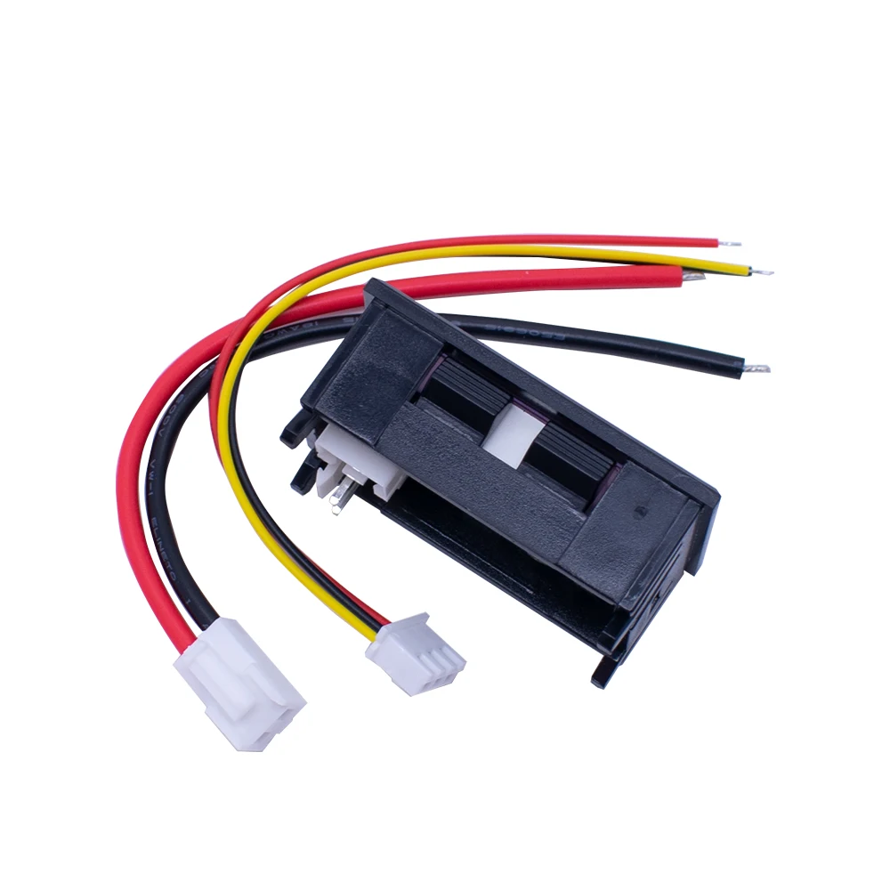 1/5S PCDC 0-100V 10A voltímetro Digital amperímetro pantalla Dual Detector de voltaje medidor de corriente Panel Amp Volt calibre 0,28 "rojo azul