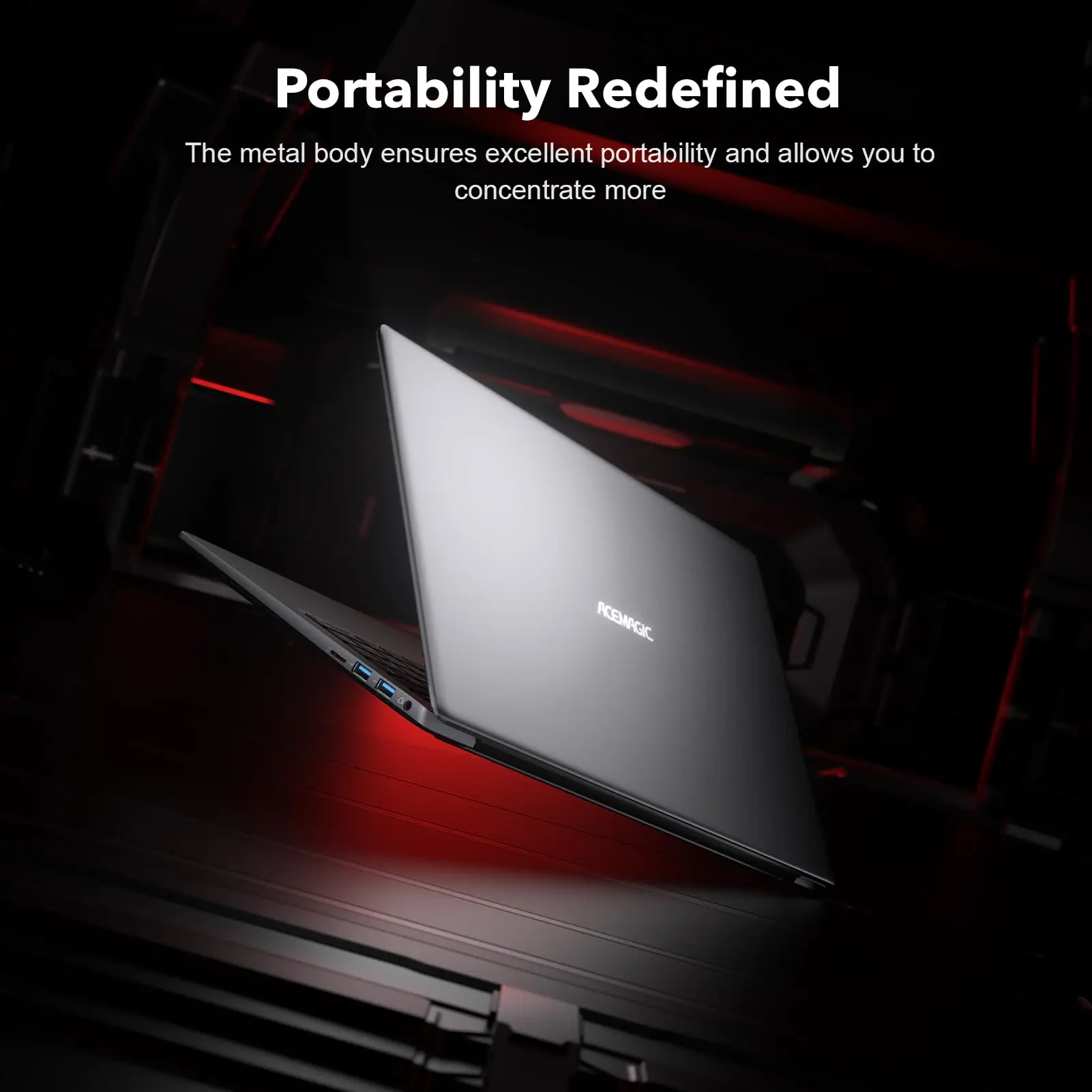 ACEMAGIC Gaming Laptop with Backlit Keyboard 16.1-inch FHD Display Laptop with AMD Ryzen 7 5825U Processor 16GB RAM 512GB ROM