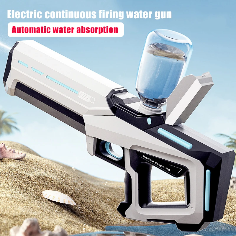 Electric Water Guns For Adults Powerful Squirt Automatic Water Suction Water Blasters Summer Outdoor Beach Toy For boys Kid Gift
