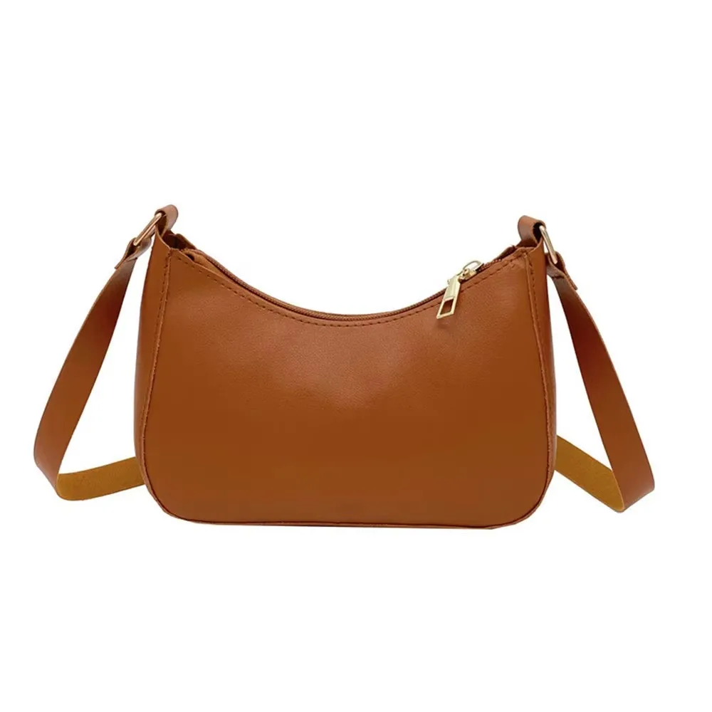 Modna koreańska wersja prostej torby crossbody, torba codzienna, torba na ramię, torebka pod pachę.