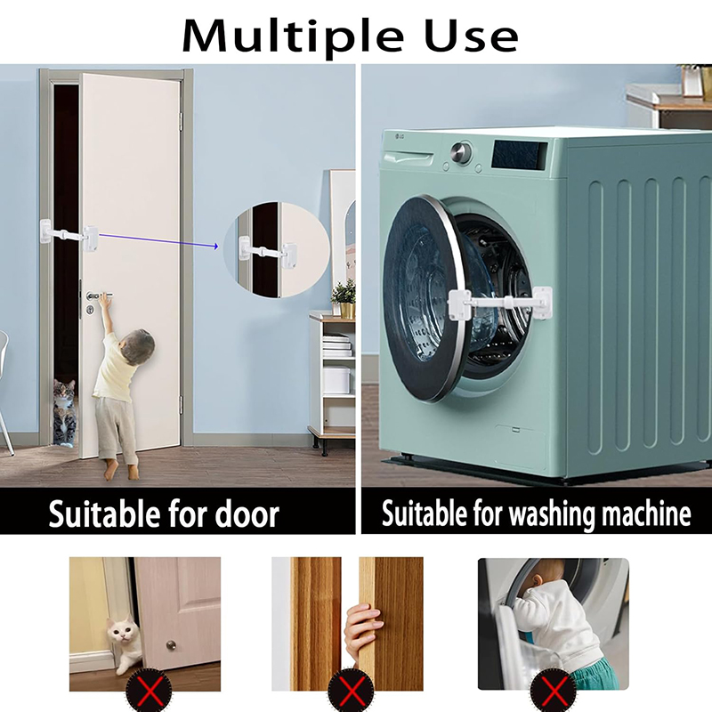 Anti-cracking Window Locks, No-Punch Window and Door Locks, Childproofing, Baby Protection Products, 1Pc