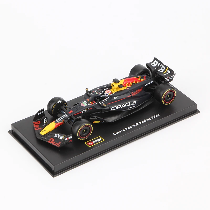 Bburago 1:43 2024 F1 Modello di auto in lega Formula Racing Die Cast Toy SF24 RB20 W15 MCL38 Red Bull Mercedes Nuova stagione