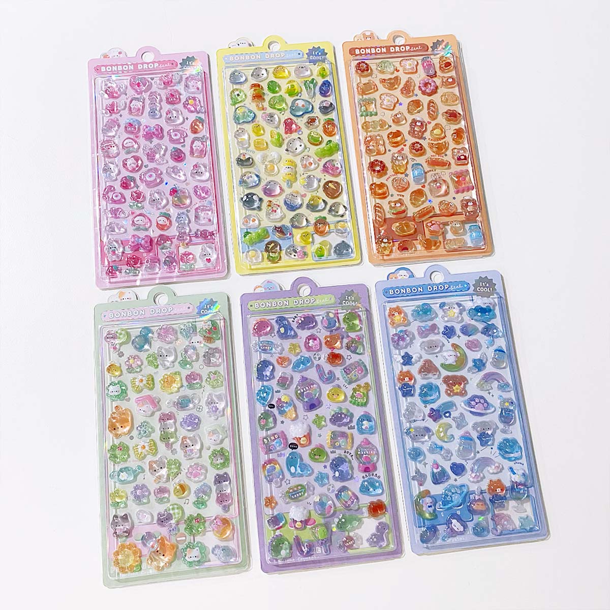 Kawaii 3D สติกเกอร์น่ารักการ์ตูน Deco สติกเกอร์ DIY โทรศัพท์รถจักรยานยนต์กระเป๋าเดินทางแล็ปท็อป Decal สติกเกอร์