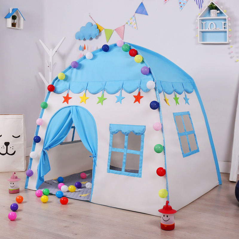 Tenda infantil para áreas internas e externas, jardim tipi, castelo de princesa, dobrável, brinquedos, sala infantil, casa, teepee, playhouse