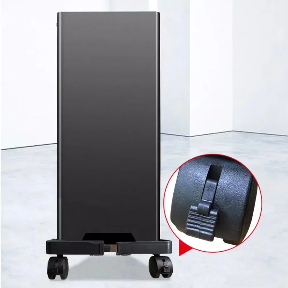 Computer CPU Tower Stand, Adjustable Mobile CPU Stand, CPU Holder PC Tower Stand With Rolling Caster Wheels, Adjustable Width