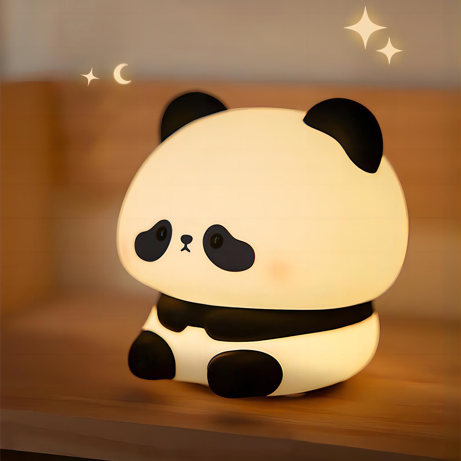Capybara Silicone veilleuse mignon Panda Rechargeable luminosité réglable synchronisation Rechargeable veilleuses de sommeil pour chambre d'enfants