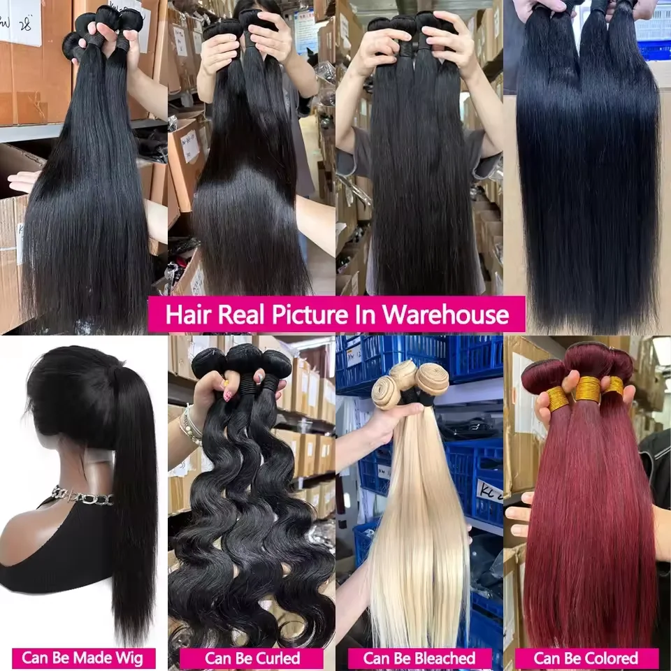 NextFace-Pacotes de cabelo humano reto peruano, cabelo reto do osso, natural, categoria 10A, 20 ", 22", 24 ", 26", 28"