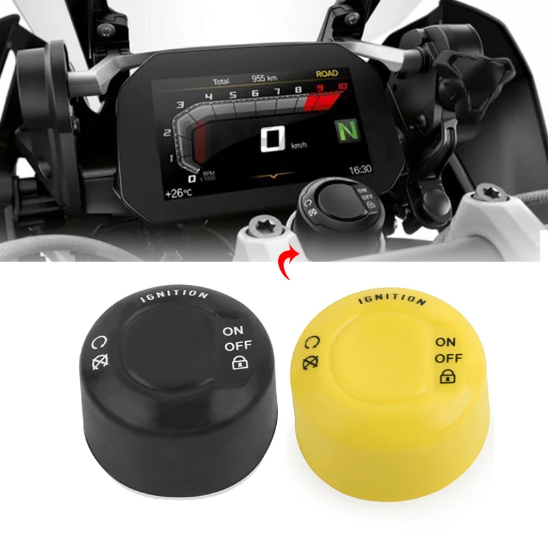 R1200gs r1250gs capa protetora do interruptor de partida de uma tecla para bmw r1200 gs r1250 gs lc adv r 1200 gsdventure r1250r r1250rs r1250rt