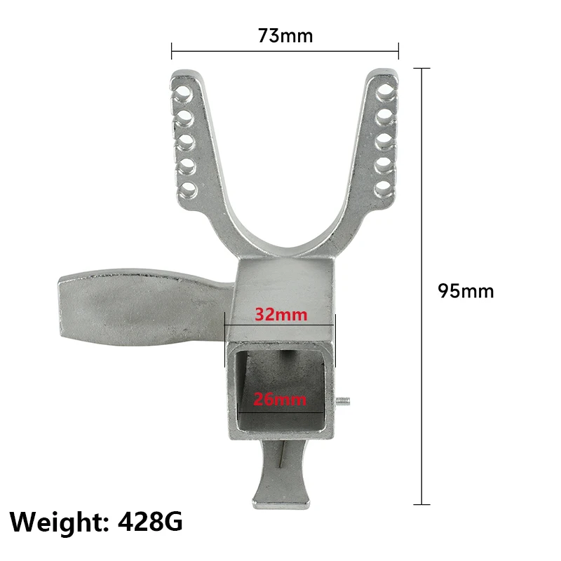 Mechanical Slingshot Accessories DIY 304 Stainless Steel  Slingshot Accessories Sliding Module Trigger Strong Rubber Band