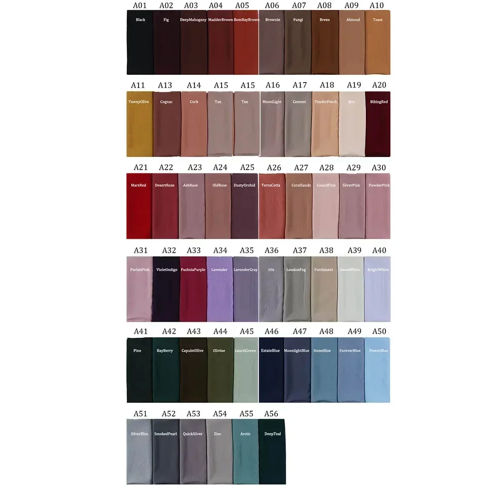 Mulheres muçulmanas chiffon hijab cachecol chiffon macio hijabs xale lenços longos envoltório lenços para moda muçulmana