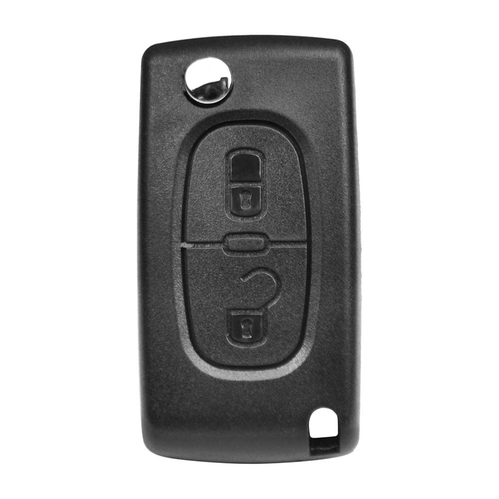 Para Peugeot 308 207 307 3008 5008 807 para Citroen C2 C3 C4 C5 C6 C8 llave de coche funda con mando a distancia 2 botones CE0523 CE0536