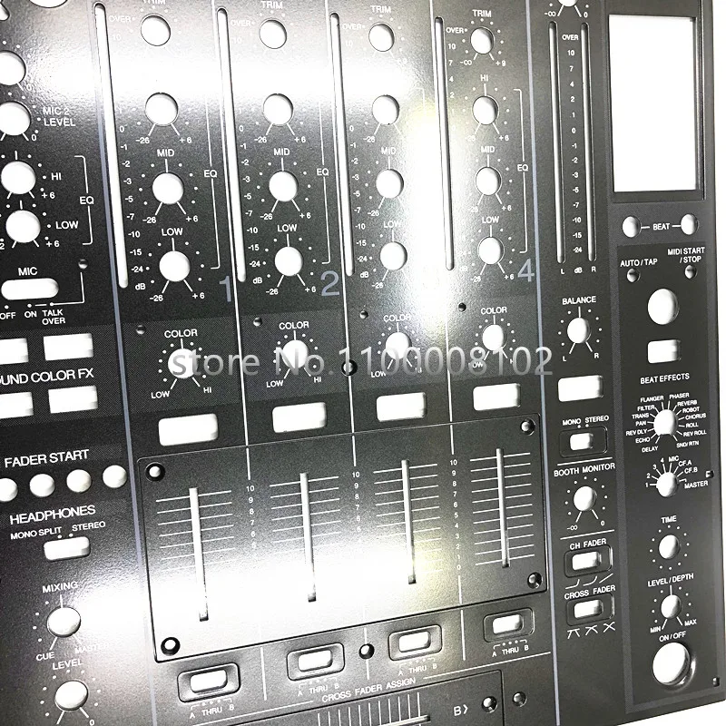 FORPioneer-placa frontal de DJM-800 DJM800, DNB1144, Panel Fader, dnb2427, d2426, Original, nuevo, Stock en la oficina principal y almacén