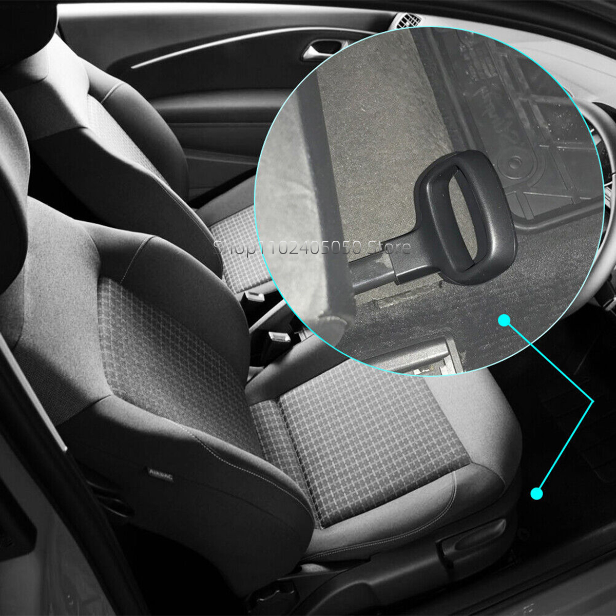 カーシート調整ハンドルレバーノブ VW フォルクスワーゲン ポロ ゴルフ パサート B6 B7 B8 CC ティグアン アウディ TT A1 Q3 Q5 シュコダ オクタビア イエティ用