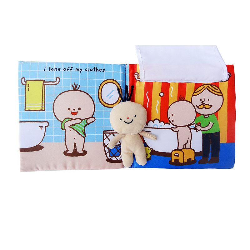 Soft Baby Cloth Books Quiet Book Toddler Early Educational Learning Cognize Reading Puzzle Book Toys For Babies 6 24 Months