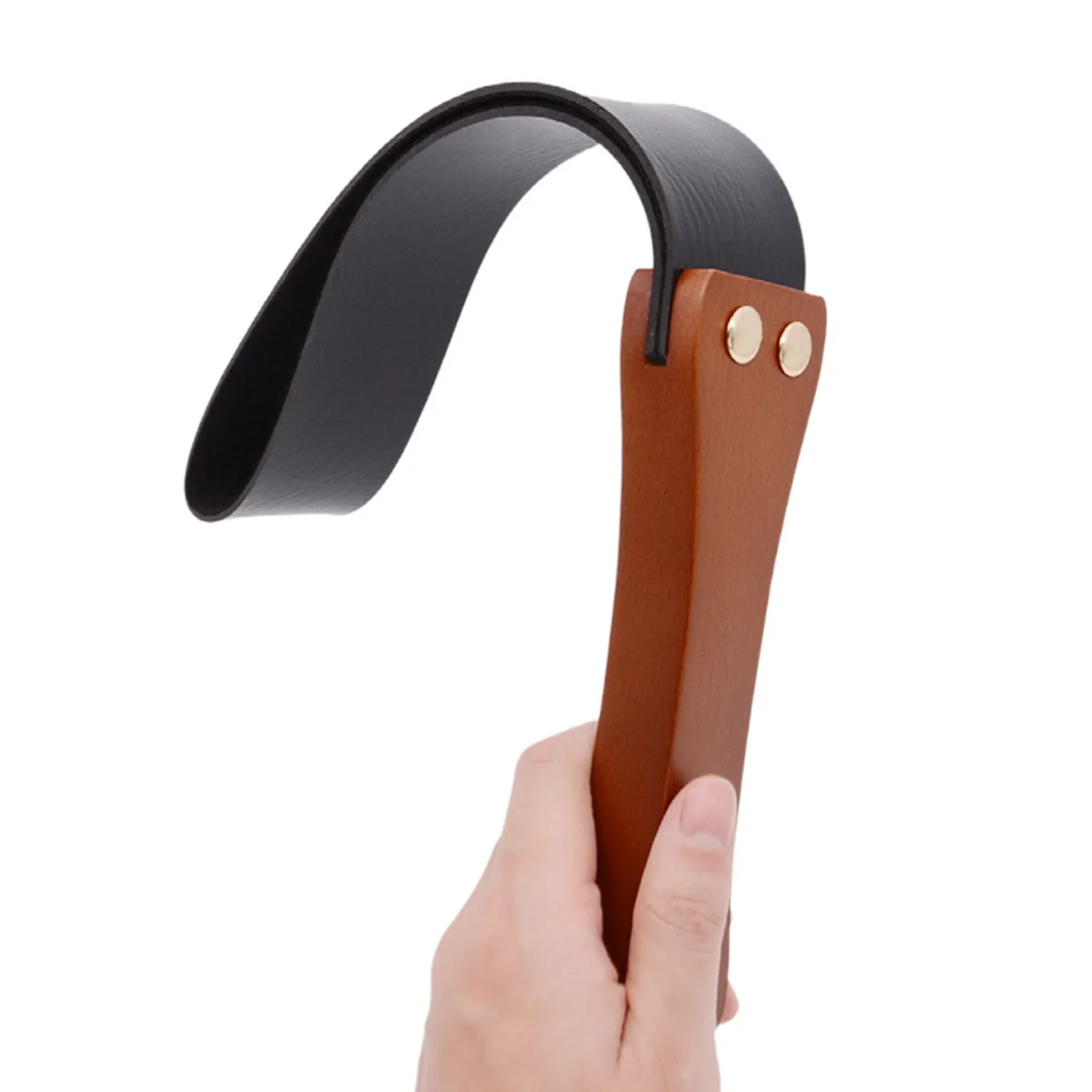 หนังขี่ Crop แส้แส้หนัง Paddle Anti-Slip ไม้ Handle ขี่ Crop สำหรับม้ากลางแจ้ง Lash อุปกรณ์