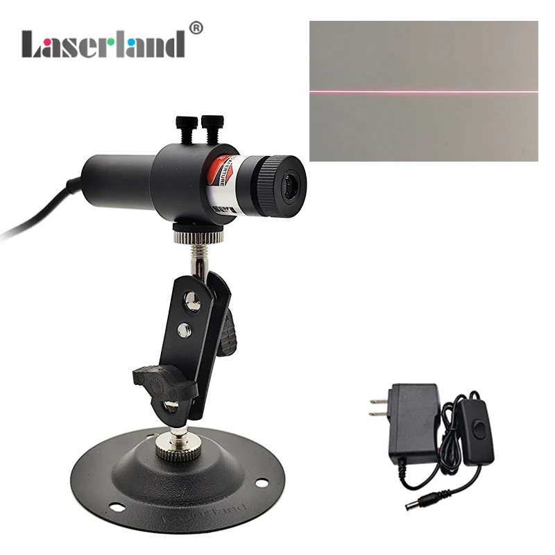 Localisateur focalisable de Module Laser à ligne rouge pour l'alignement des scierie de coupe de bois 100mW 200mW 650nm