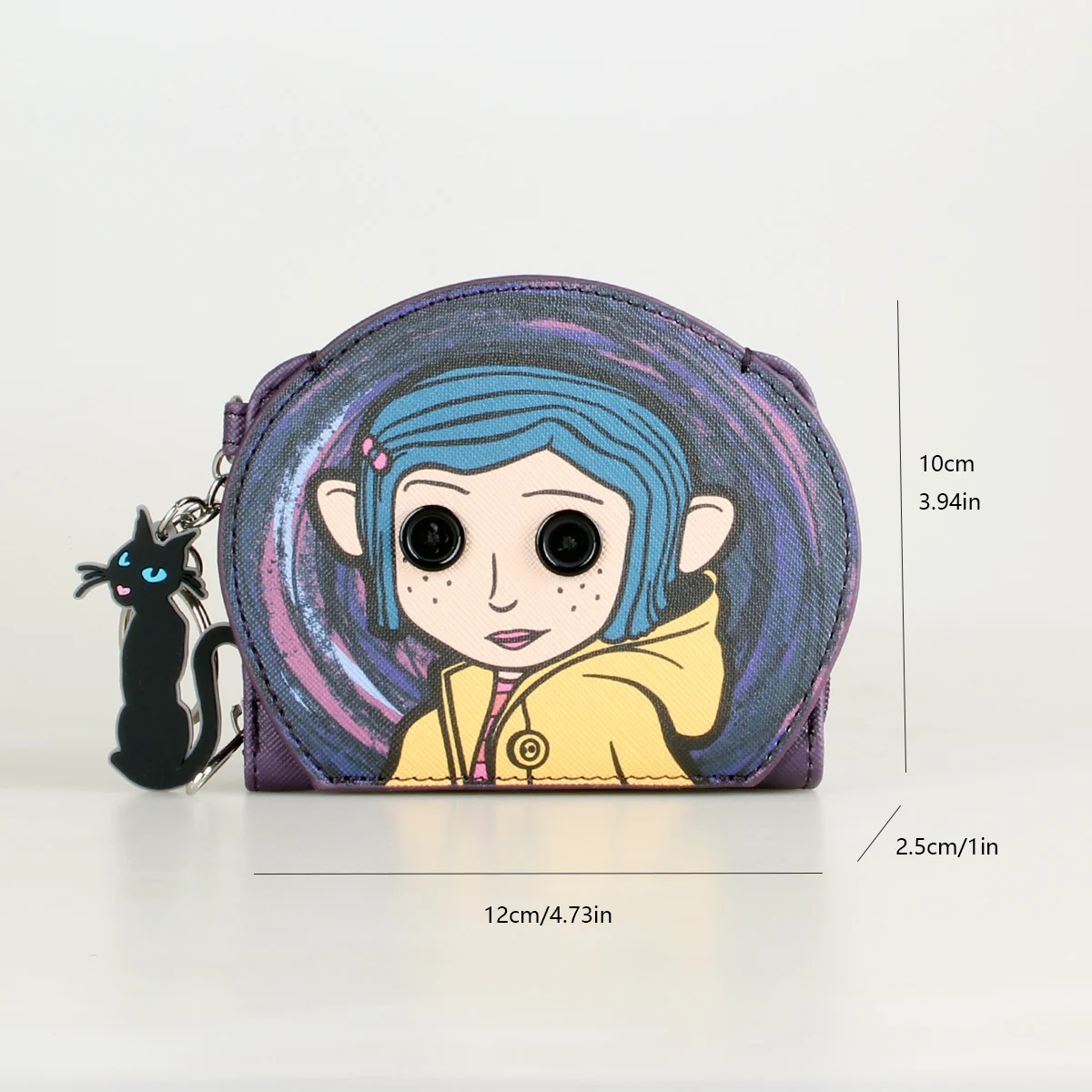 Caroline Sweet Cartoon Portemonnee Leuke Mini Portemonnee Draagbare Kaarthouder Girly Dagelijks Accessoire