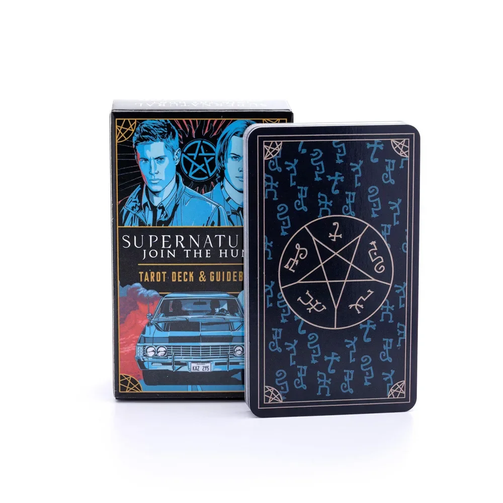 Supernatural Tarot Deck and Guidebook Card Game Gift With Pdf Guidebook Card Game Board Game 78 Cards Beginners
