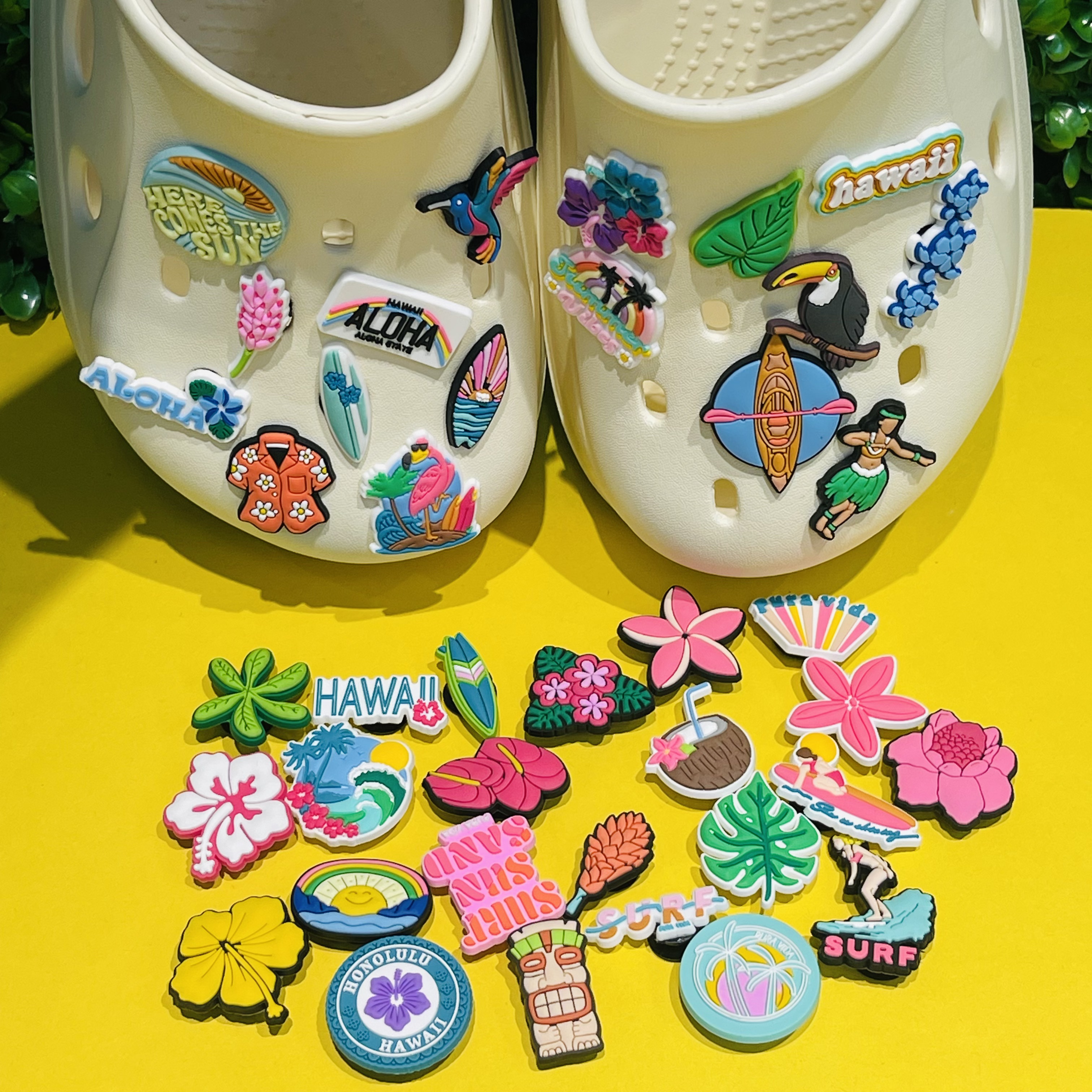 PVC Coco Tartaruga Decoração Sapato, encantos Chinelos, Buckle Tampo, Pulseiras DIY, Havaí Vibes Verão, Surf, Sol, Areia, Aloha, 1Pc