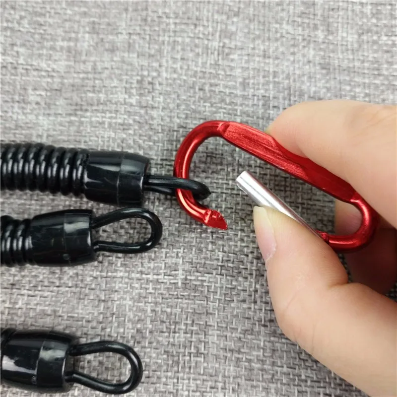 Tattico retrattile primavera corda elastica attrezzatura di sicurezza strumento escursionismo campeggio anti-smarrimento portachiavi telefono cordini da pesca all'aperto