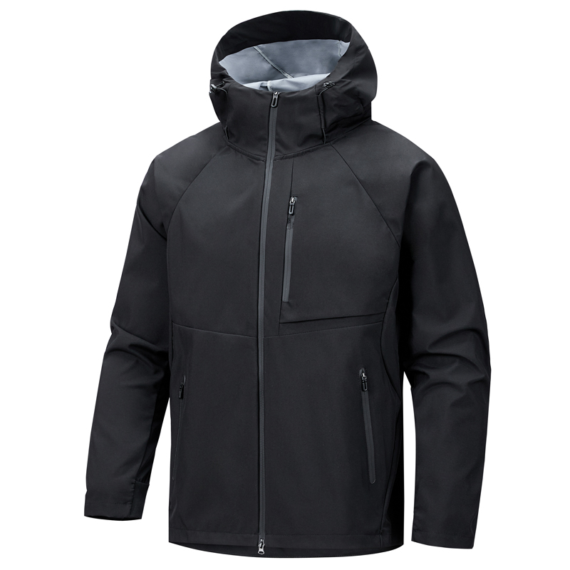 Veste Cargo Imperméable à Capuche pour Homme, Vêtement d'Extérieur, Combinaison de Randonnée, Jogging, Bomber, Coupe-vent, Printemps Automne