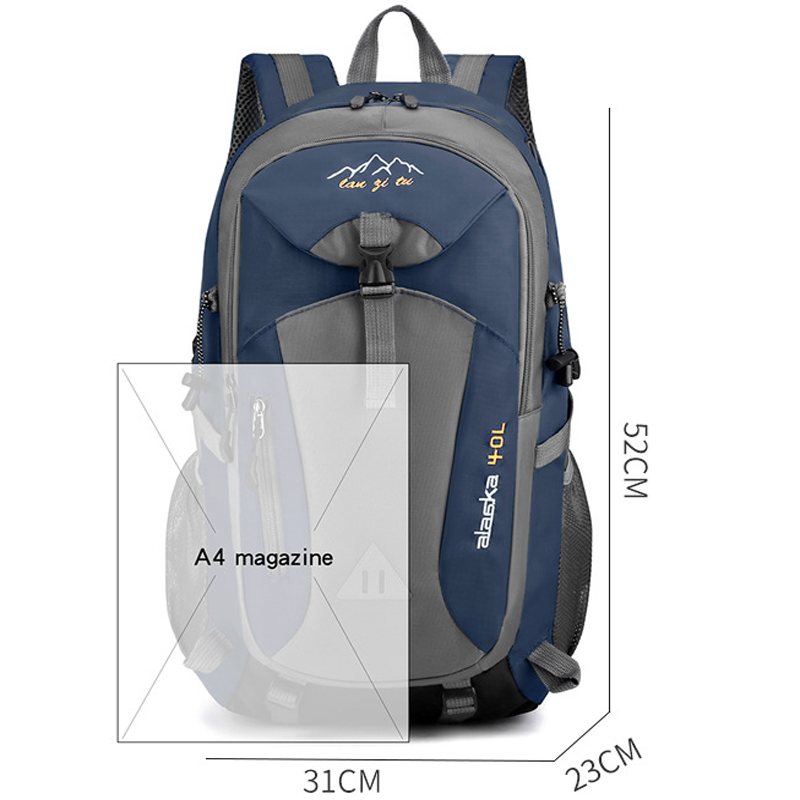 Nueva mochila para hombre, mochila informal impermeable de nailon para viajes al aire libre, mochila para mujer, senderismo, Camping, montañismo, bolsas deportivas para jóvenes