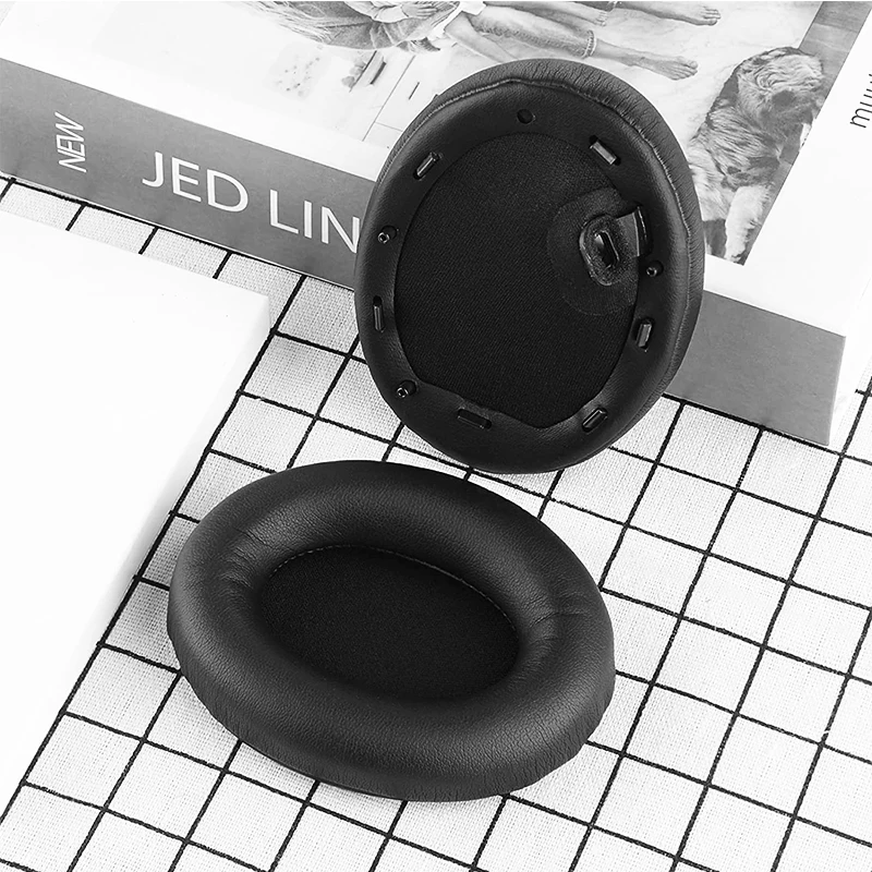 KUTOU Replacement Ear Pads Cushions for Sony WH-1000XM4 Headphone Soft Memory Foam Pads 1000 XM4 1000XM4 Earpads