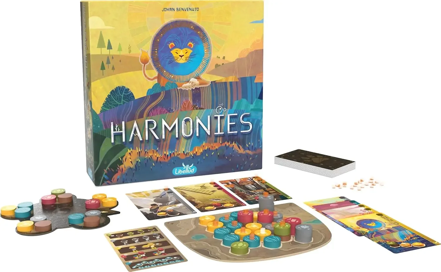 Board Games-Harmonies-Creation of Landscapes and Habitats for Animals - Strategy and Creativity - For Ages 10 and Above