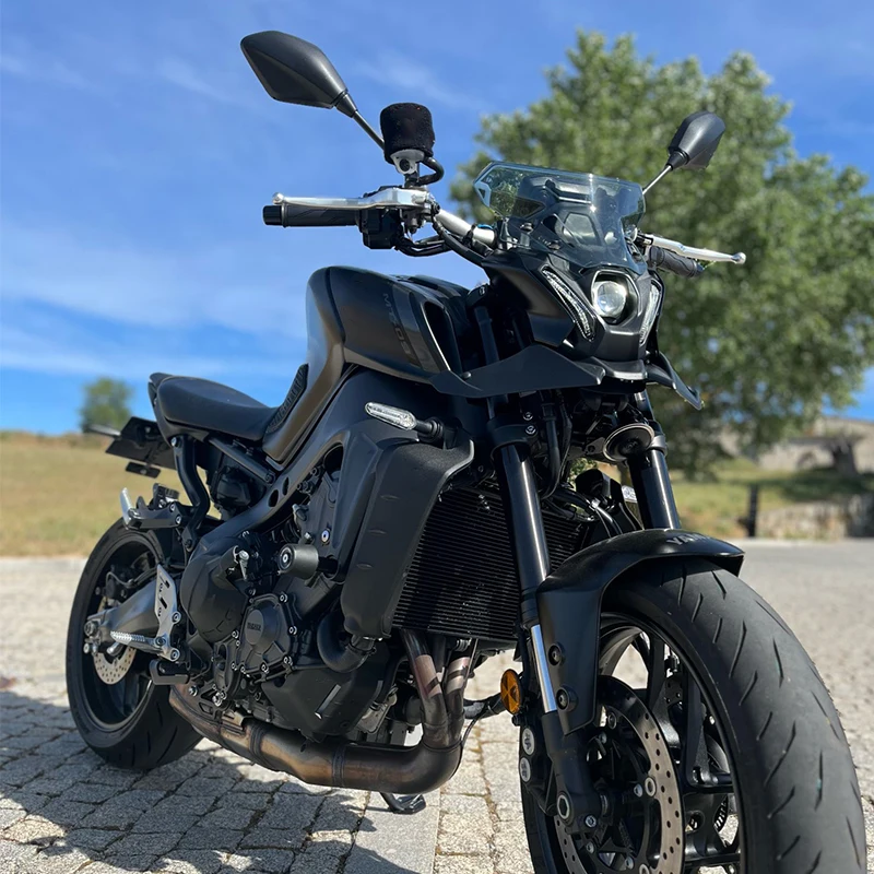 ヤマハ MT-09 MT09 MT 09 SP 2021 2022 2023 オートバイスポーツダウンフォース裸 Forntal スポイラー空力ウイングディフレクター