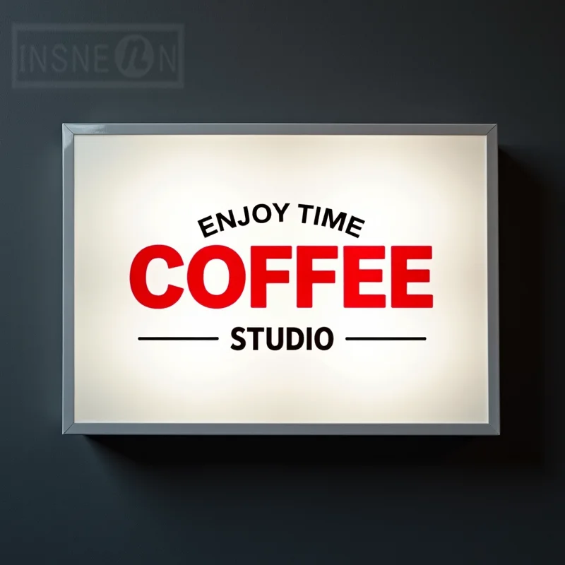 Custom Acrylic LED Light Box for Business Outdoor Use Waterproof Double Sided Storefront Signage Wall Mounted
