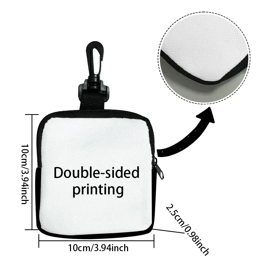 Large Capacity Coin Wallets with Cross Patterns, Digital Printed Coin Wallets, and Storage Bags Are Ideal Choices for Gifts