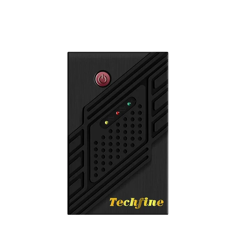 Techfine UPS 650VA Uninterruptible Power Supply 12VDC 220VAC 360W Backup Offline UPS for Computer