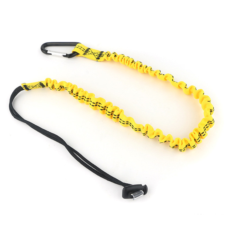Profissional de alta altitude proteção segurança elástica buffer sling cinto mosquetão gancho trabalho aéreo anti queda fora protetor corda