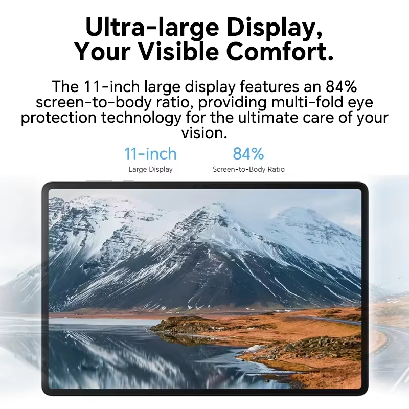 Boom OR Pad X8a-Tablette WiFi Android 14, Version Globale, 4 Go 128 Go, 11 Pouces, Affichage 90Hz, Batterie 8300 mAh, Snapdragon 680