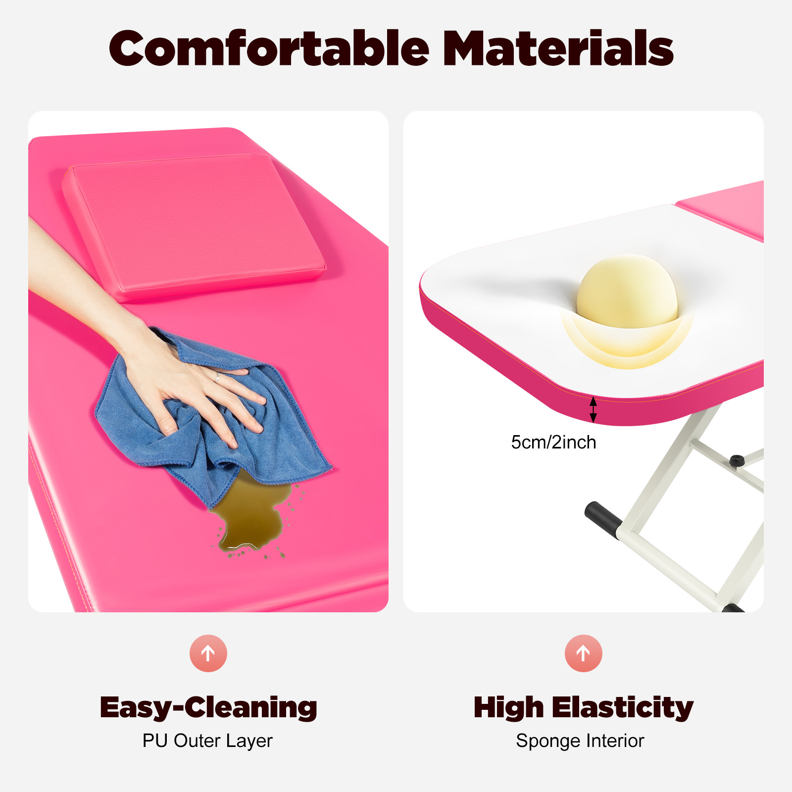 Massage Table Therapy Lounger Mobile Massage Bed Massage Table Wide Height Adjustable Portable Massage Bench for Physiotherapy