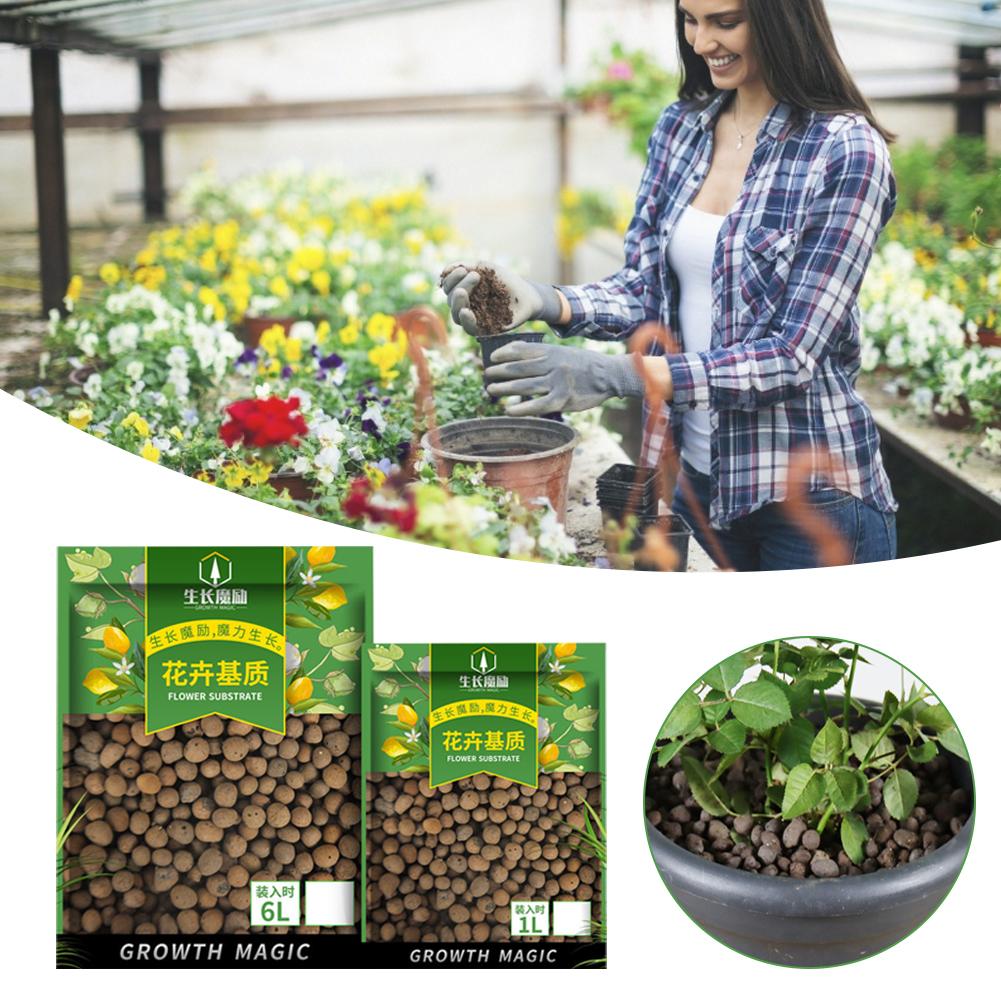 1L Hữu Cơ Đất Sét Đá Cuội Tự Nhiên 100% Mở Rộng Đất Sét Sỏi Cho Thủy Canh Làm Vườn, Hoa Lan, Cống Thoát Trang Trí Canh, Aquaponics