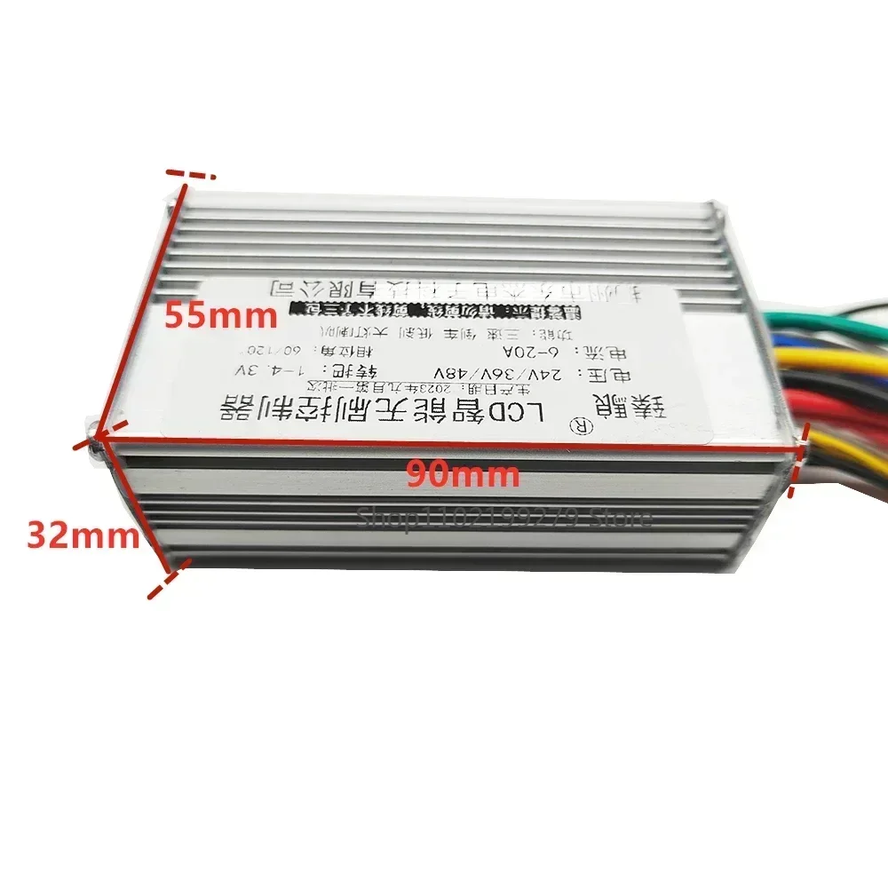 24V 36V 48V 350W 250W MAX20A E-Bike/Elektroroller Bürstenloser Controller S866 LCD-Display für Elektrofahrrad
