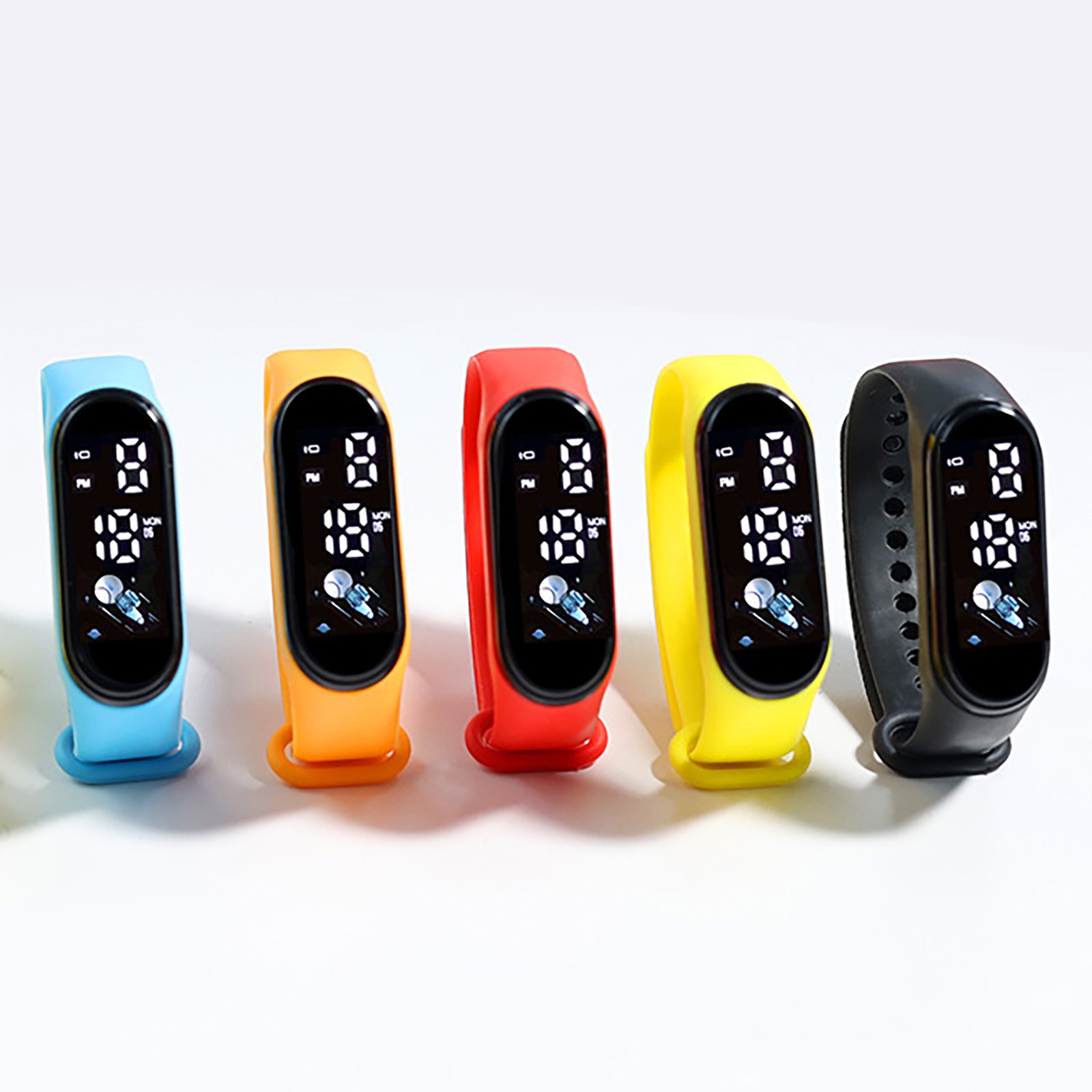 Reloj inteligente Kawaii para niños, relojes digitales para niños, relojes deportivos impermeables para niños, relojes para niños y niñas, reloj de silicona