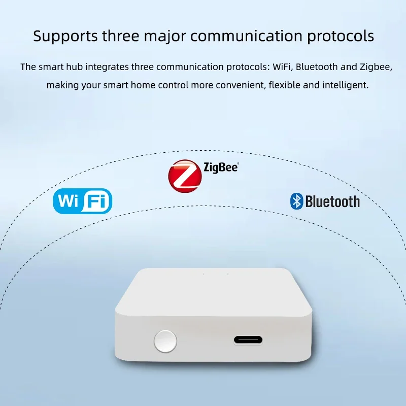 Tuya Bluetooth/Zigbee 게이트웨이 허브 무선 브리지 스마트 라이프 APP 원격 제어 자동화 장치는 Alexa Google과 함께 작동합니다.