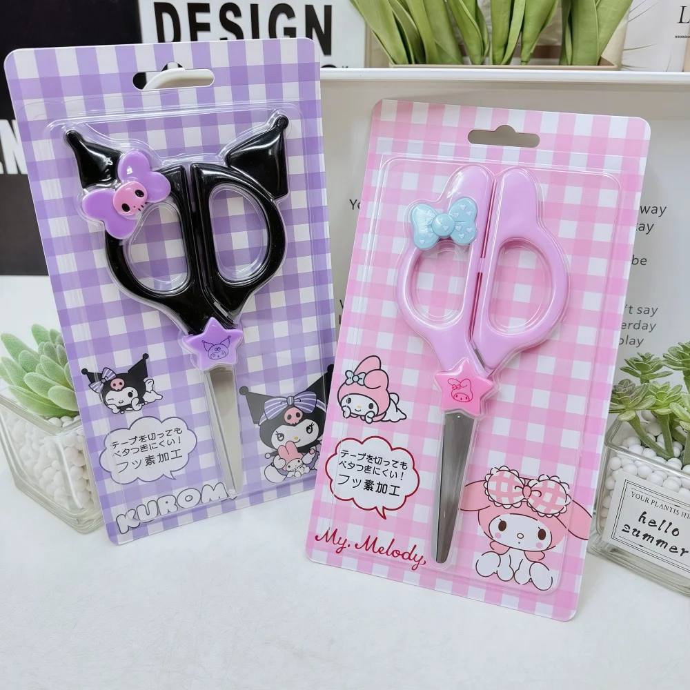 サンリオ キッズ 楽しい安全はさみ かわいい漫画のデザイン 子供クラフト DIY ペーパーアートプロジェクト クリエイティブ学習活動ギフト