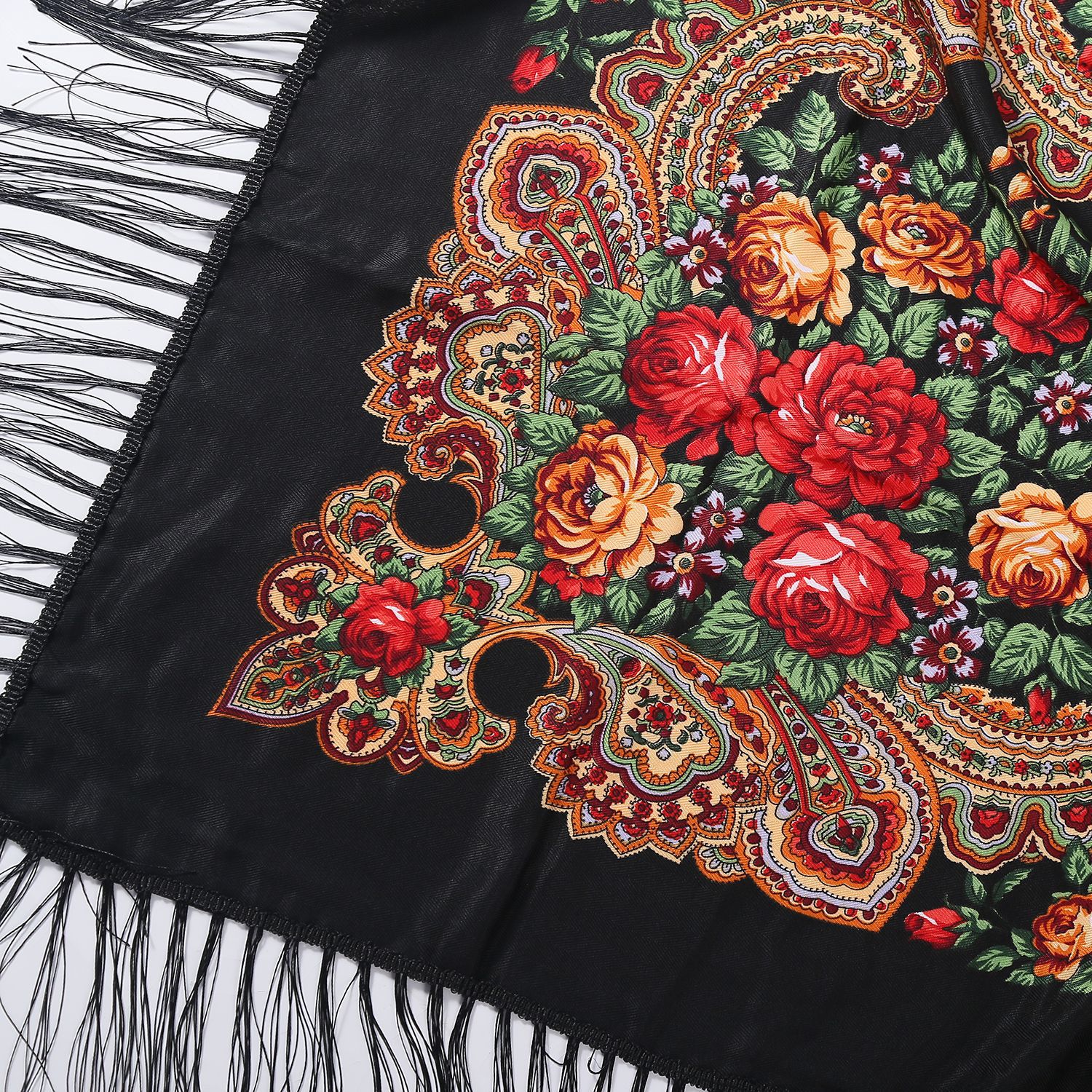 Xale Tassel Oversize Estilo Russo para Mulheres, Cachecol, Envoltórios, Xale Mexicano, 160x160cm